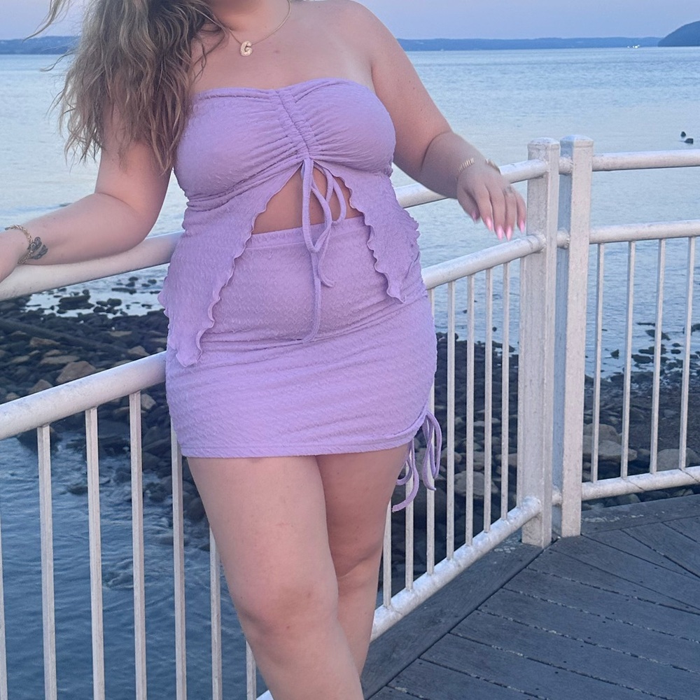 Lavender skirt set